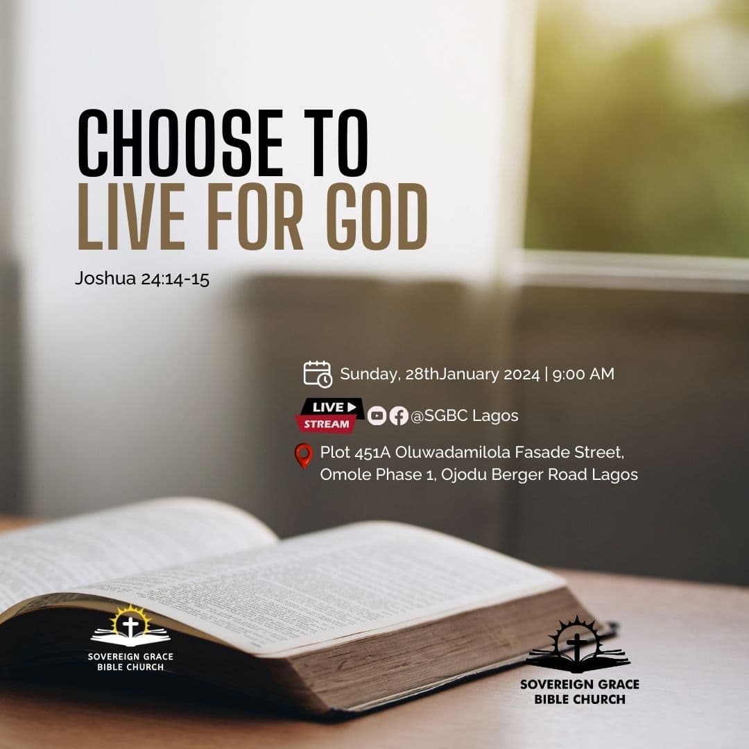 Choose To Live For God